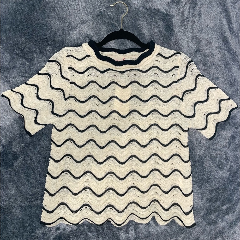 Solitaire knit blouse